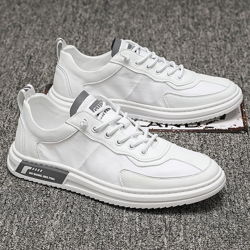 Canvas shoes 2020 new summer breathable men's white shoes casual breathable board shoes men's trendy shoes